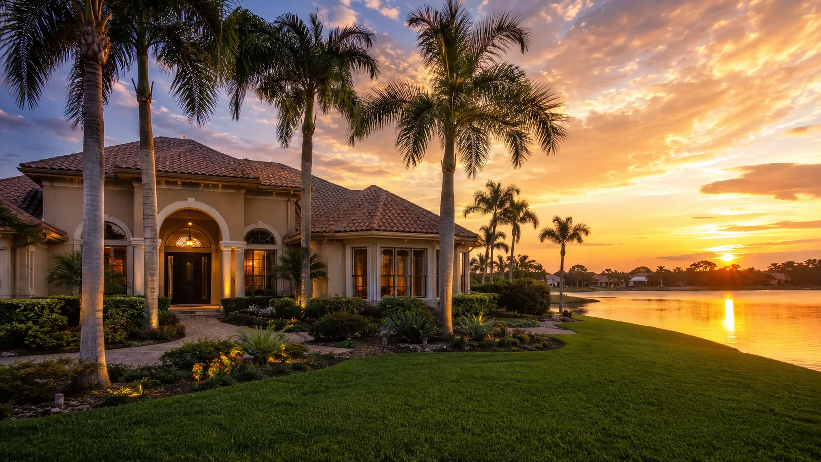 Orlando home with large lot featuring a pool and spacious backyard