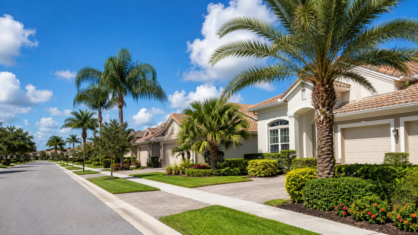 Pool home backyard in ChampionsGate Florida vacation home community