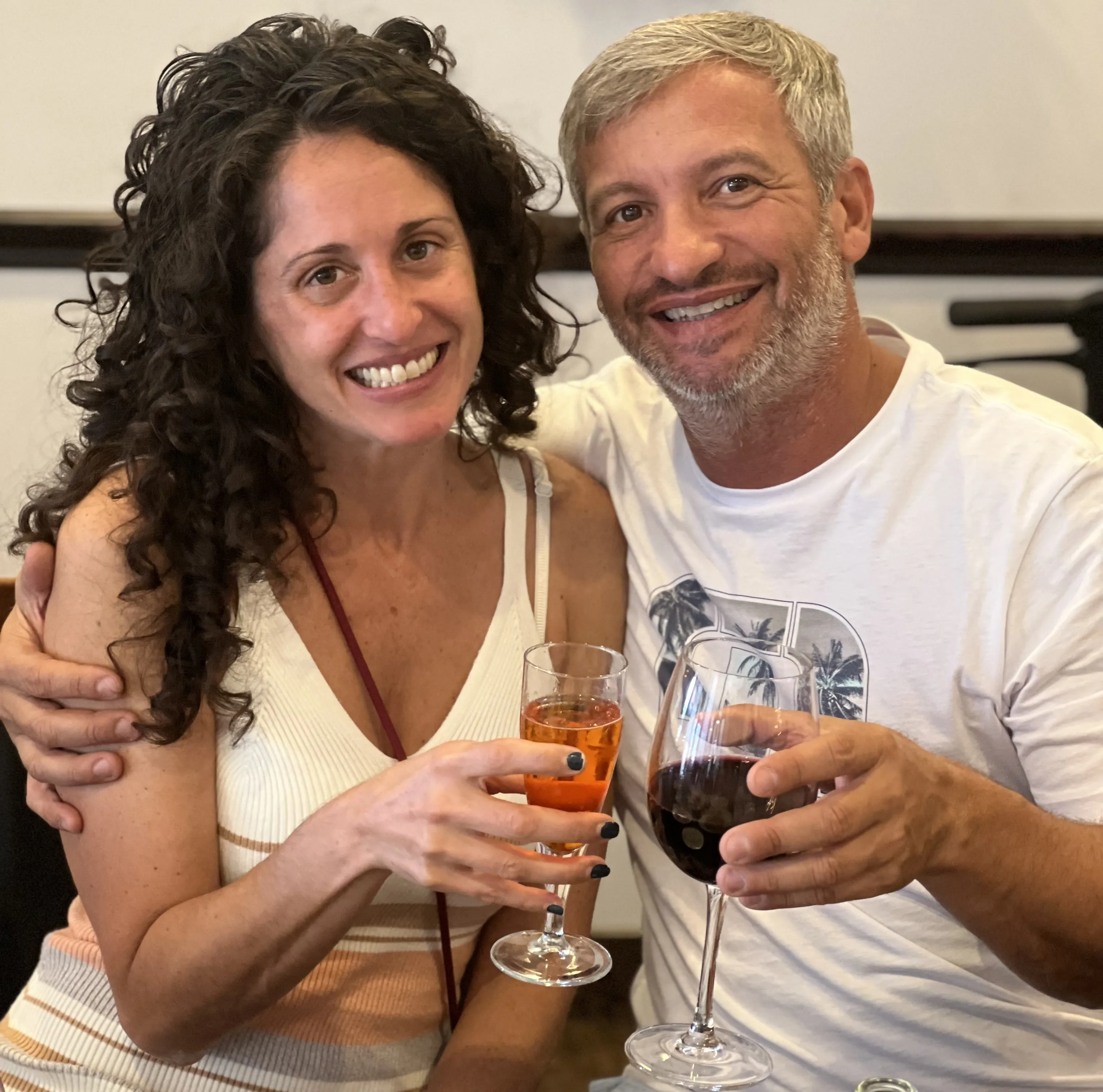 Clients celebrating closing day with Micaela Navarra