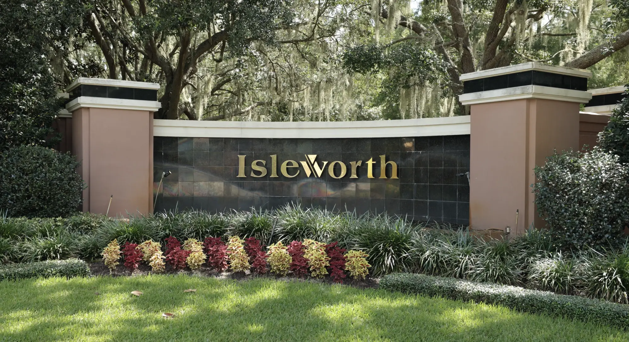 Isleworth entrance sign Windermere Florida