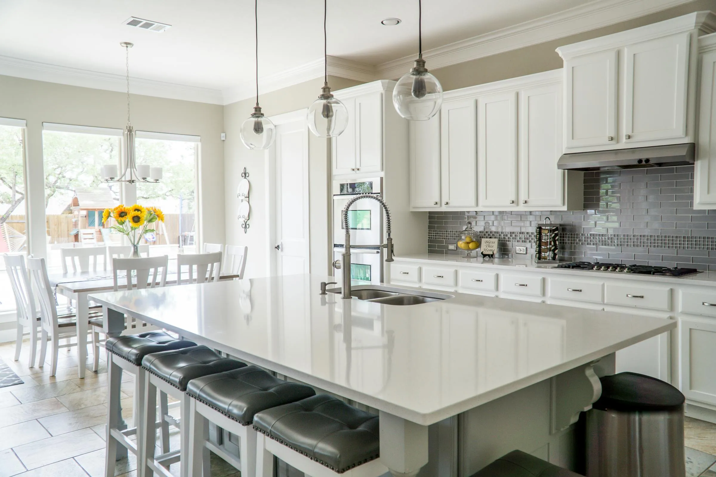 Beautiful modern kitchen interior in an Orlando home ready for valuation